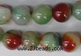 CAG1001 15.5 inches 14mm round rainbow agate beads wholesale