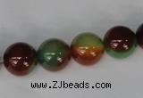 CAG1002 15.5 inches 12mm round rainbow agate beads wholesale