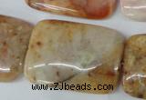 CAG1100 15.5 inches 25*35mm rectangle Morocco agate beads wholesale