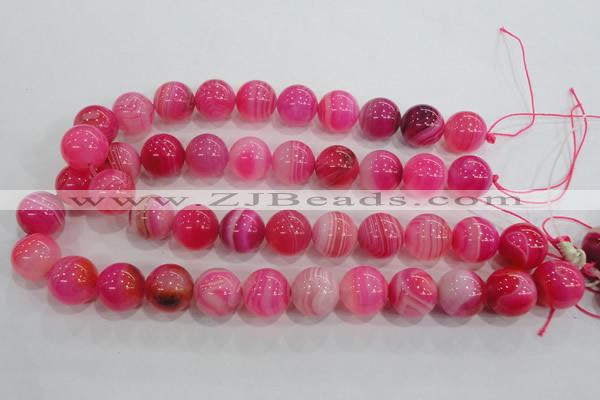 CAG140 smooth round 16mm madagascar agate stone beads Wholesale