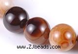 CAG145 round madagascar agate 20mm gemstone beads Wholesale