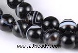 CAG146 5mm round madagascar agate gemstone beads Wholesale