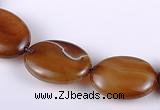 CAG154 15*20mm oval madagascar agate gemstone beads Wholesale