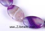 CAG157 20*30mm oval madagascar agate gemstone beads Wholesale