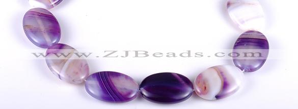 CAG157 20*30mm oval madagascar agate gemstone beads Wholesale