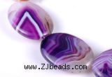 CAG158 Oval madagascar agate 25*35mm gemstone beads Wholesale