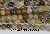 CAG1700 15.5 inches 4mm round rainbow agate beads wholesale