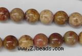 CAG1744 15.5 inches 10mm round golden agate beads wholesale