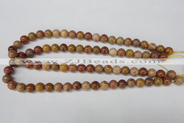 CAG1744 15.5 inches 10mm round golden agate beads wholesale