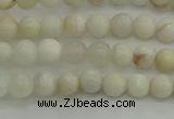 CAG1894 15.5 inches 4mm round grey agate beads wholesale