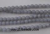 CAG2365 15.5 inches 4mm round blue lace agate beads wholesale