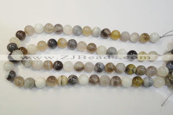CAG2414 15.5 inches 12mm round Chinese botswana agate beads