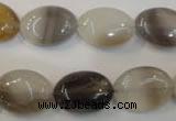 CAG2444 15.5 inches 13*18mm oval Chinese botswana agate beads