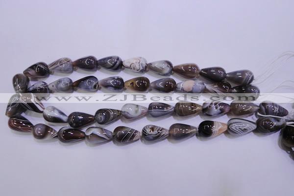 CAG2761 15.5 inches 12*20mm teardrop botswana agate beads wholesale