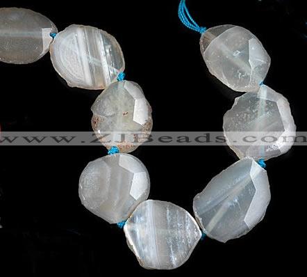 CAG330 rough agate gemstone nugget shape  beads Wholesale