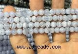 CAG3577 15.5 inches 6mm round blue lace agate beads wholesale