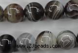 CAG3685 15.5 inches 14mm round botswana agate beads wholesale