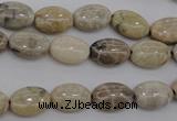 CAG3901 15.5 inches 8*12mm oval chrysanthemum agate beads