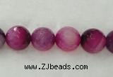 CAG418 15.5 inches 14mm faceted round agate beads Wholesale