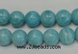 CAG4403 15.5 inches 10mm round dyed blue lace agate beads