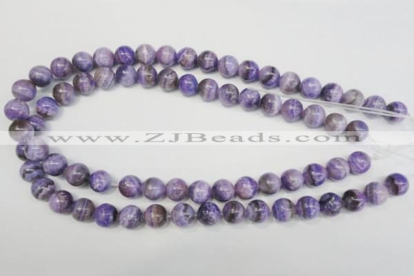 CAG4434 15.5 inches 12mm round dyed blue lace agate beads