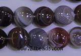 CAG4444 15.5 inches 16mm flat round botswana agate beads wholesale