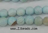 CAG4485 15.5 inches 6mm faceted round agate beads wholesale