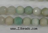 CAG4487 15.5 inches 6mm faceted round agate beads wholesale