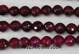 CAG4508 15.5 inches 8mm faceted round agate beads wholesale