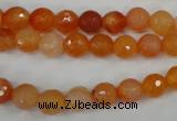 CAG4509 15.5 inches 8mm faceted round agate beads wholesale