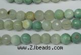 CAG4811 15 inches 6mm faceted round fire crackle agate beads