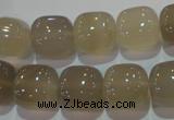 CAG5261 15.5 inches 14*14mm square Brazilian grey agate beads