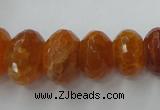 CAG5412 8*12mm – 13*22mm faceted rondelle dragon veins agate beads