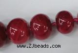 CAG5423 8*12mm – 20*30mm rondelle dragon veins agate beads