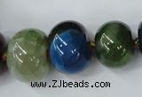 CAG5428 8*12mm – 20*30mm rondelle dragon veins agate beads