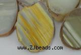 CAG5474 15.5 inches 16*22mm - 25*38mm freeform agate gemstone beads