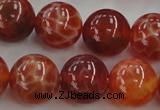 CAG5564 15.5 inches 12mm round natural fire agate beads wholesale