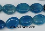 CAG5621 15 inches 13*16mm oval dragon veins agate beads wholesale