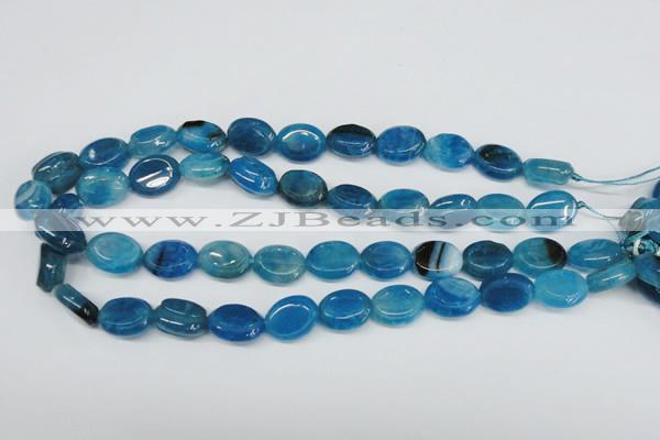 CAG5621 15 inches 13*16mm oval dragon veins agate beads wholesale