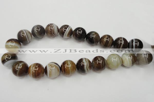 CAG5906 15 inches 18mm round Madagascar agate gemstone beads