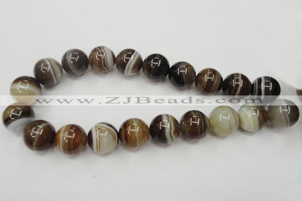 CAG5907 15 inches 20mm round Madagascar agate gemstone beads
