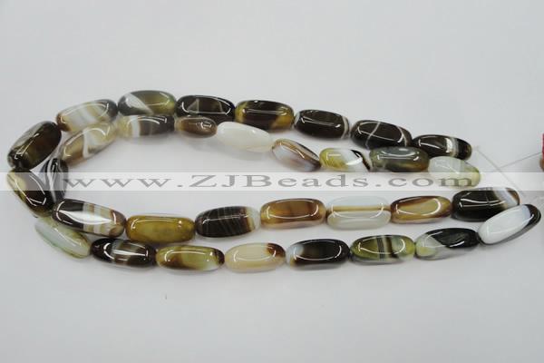 CAG5922 15 inches 13*25mm nuggets Madagascar agate gemstone beads