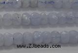 CAG5992 15.5 inches 3*5mm faceted rondelle blue lace agate beads