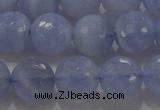 CAG5998 15.5 inches 10mm faceted round blue lace agate beads