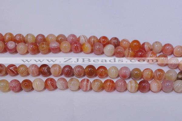 CAG6342 15 inches 8mm round red botswana agate beads wholesale