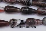 CAG6346 15 inches 10*20mm teardrop botswana agate beads