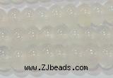 CAG6521 15.5 inches 5*8mm rondelle Brazilian white agate beads