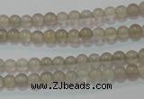 CAG6530 15.5 inches 3mm round Brazilian grey agate beads