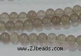 CAG6531 15.5 inches 4mm round Brazilian grey agate beads