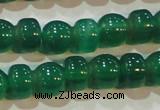 CAG6628 15.5 inches 8*13mm peanut-shaped green agate gemstone beads